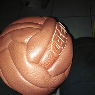 pallone calcio cuoio vintage usato