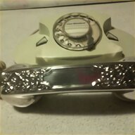 telefono vintage argento usato