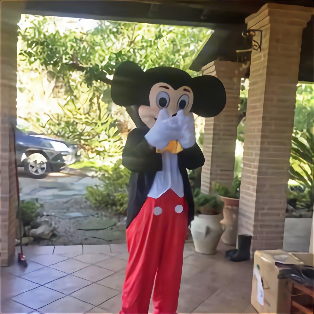 Costume di Carnevale Mascotte Topolino Mickey Mouse adulto Disney