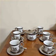 argento servizio caffe porcellana usato