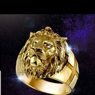 anelli uomo oro leone usato