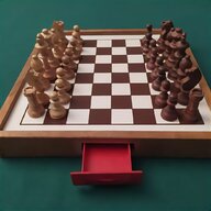 scacchi legno antica usato