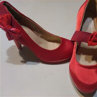 scarpe tacco rosse usato
