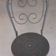 sedie pieghevoli metallo esterno usato