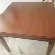 tavolo rotondo allungabile marrone usato