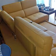 divano ecopelle giallo usato