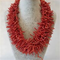 corallo rosso collana usato