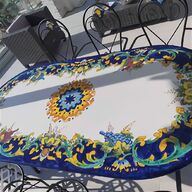 tavolo ferro mosaico napoli usato
