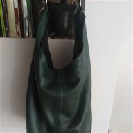 borsa pelle verde usato