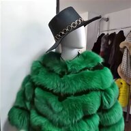 giacca visone verde usato