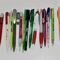 collezione di penne a sfera pubblicitarie usato