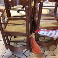 tavolo sedie impagliate usato