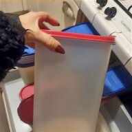 tupperware contenitori plastica trasparente usato