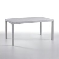 tavolo rattan bianco usato
