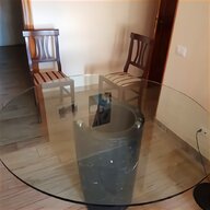 tavolo rotondo cristallo usato