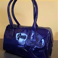 borsa blu lucida usato
