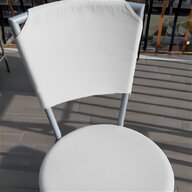 sedie metallo bianche usato