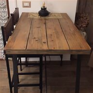 tavolo legno verde usato