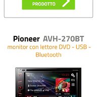 pioneer avh 1400 dvd usato