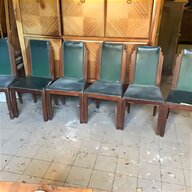 6 sedie legno pelle usato