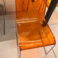 sedie plexiglass acciaio usato
