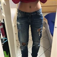jeans sexy woman strappi usato