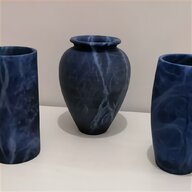 vaso ceramica blu usato