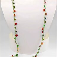 collana perle multicolor usato