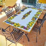 tavolo giardino ceramica usato