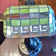 lampada ottone vetro verde in vendita usato