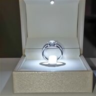anello solitario oro bianco usato