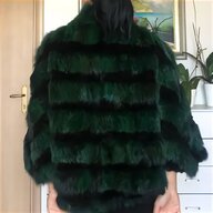 mantella pelliccia verde usato