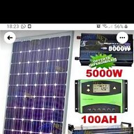 batteria solare 100ah usato