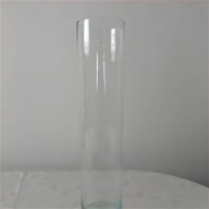 vaso vetro alto usato