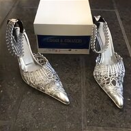 scarpe chanel argento usato