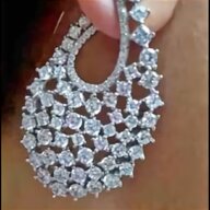orecchini con diamanti usato