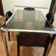 tavolo cristallo sedie usato