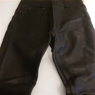 pantalone pelle nero usato