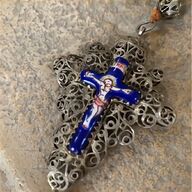 rosario filigrana argento usato