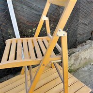 sedie pieghevoli legno usato