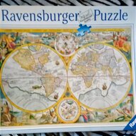 mappamondo puzzle usato