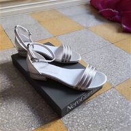 scarpe donna nero argento usato