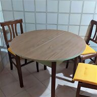 tavolo rotondo sedie usato