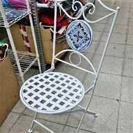 sedie in ferro battuto bianche usato
