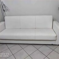 divano letto bianco usato