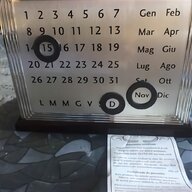 calendario tavolo vintage usato