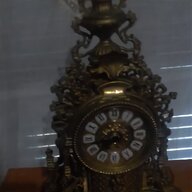 candelabri orologio ottone usato