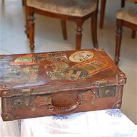 valigia cuoio antico usato