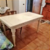 tavolo vintage bianco usato