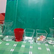 vaso vetro trasparente alto usato
